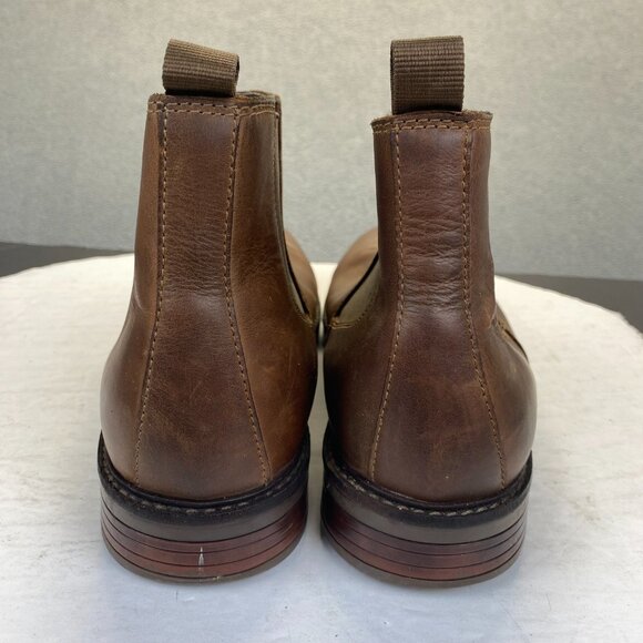 ClarksUltimate Comfort Men's Slip On Brown Leather Chelsea Boots,Size 13 M - Picture 10 of 16